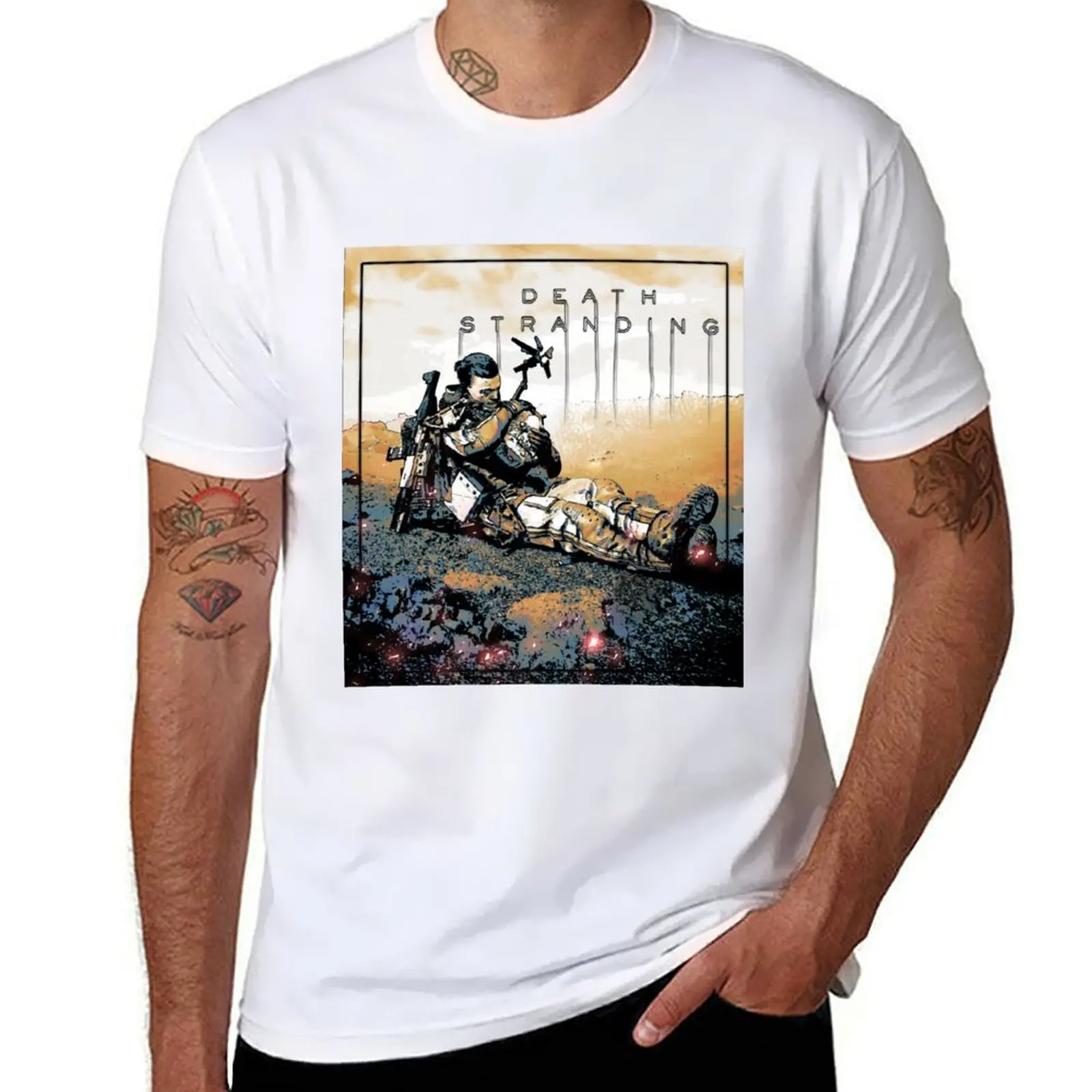 

DeathStranding Sam & BB T-Shirt man t shirts cotton t shirt personalised mens graphic t shirts T-shirt