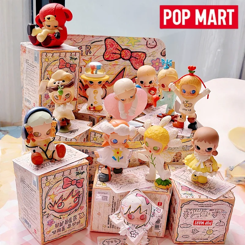 

Genuine Pop Mart Zsiga Under The Sun Series Blind Box Cute Art Figurine Trendy Collectible Toy Desktop Decor Gift For Girls