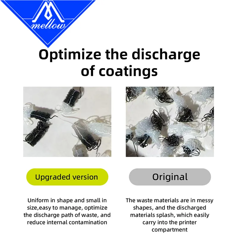 Mellow evobbambu wac limpador de metal para atualização bambu lab x1/p1 série diy acessórios de impressora 3d peças cnc