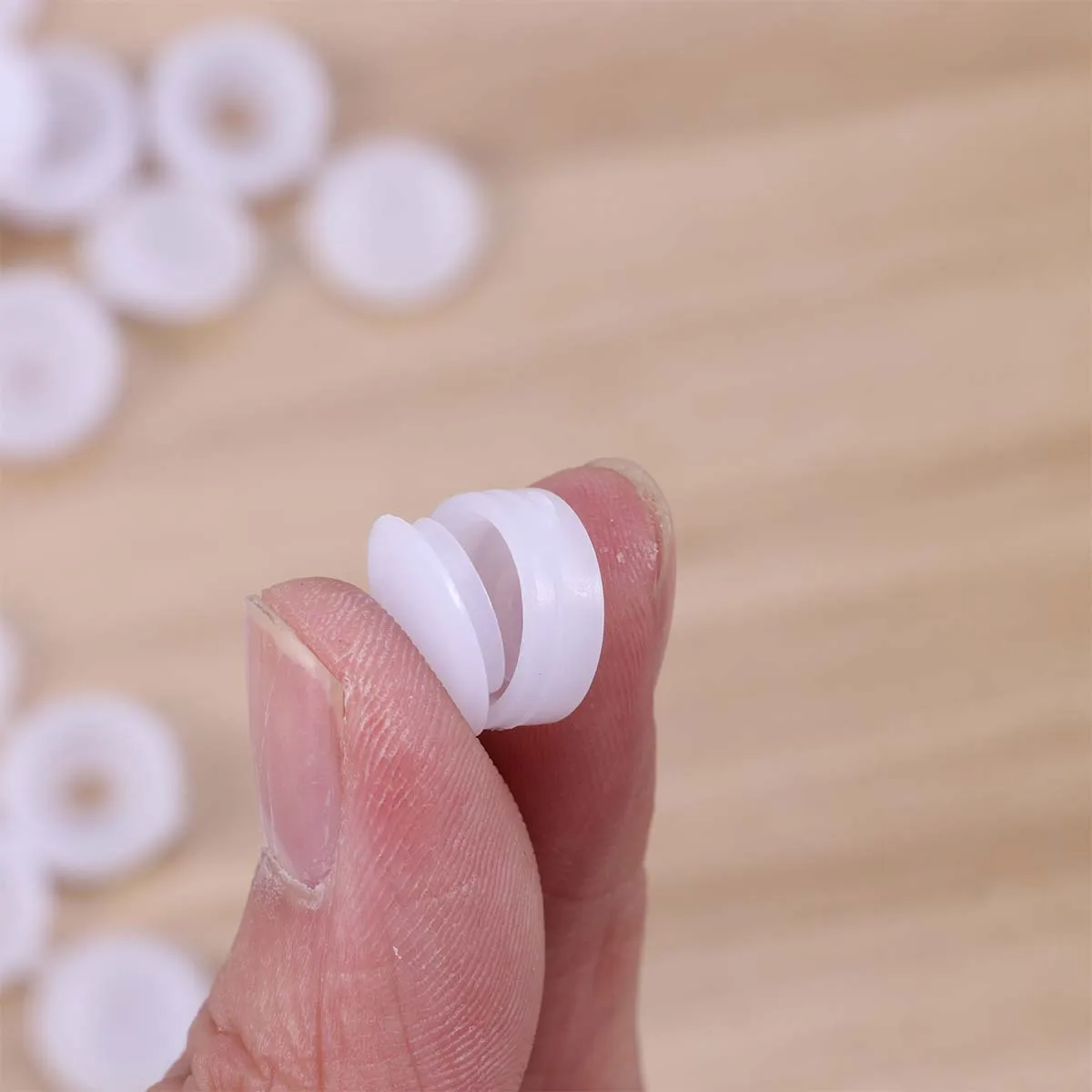 50pcs Hole Covers Roofing Plastic Screw Caps White Durable For Corrugated Sheets Easy Install Hide Screw Heads