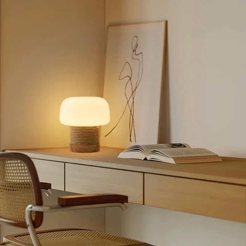 كريم الرياح مكتب مصباح السرير صافي جو أحمر خيوط الخشب الصلب الزجاج الثريا غرفة نوم دراسة غرفة المعيشة مصابيح الزخرفية