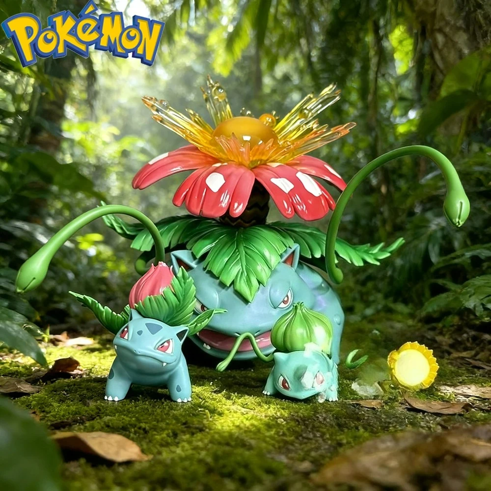 figura-de-anime-pokemon-bulbasaur-combinacao-evolutiva-de-figuras-de-acao-estatua-de-pvc-modelo-de-brinquedo-para-decoracao-35-15cm