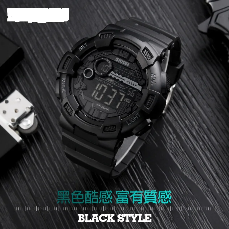 Men Multifunction Outdoor Sport Wrist Watches Fashion Waterproof Led Display Electronic Digital Watch for Boys