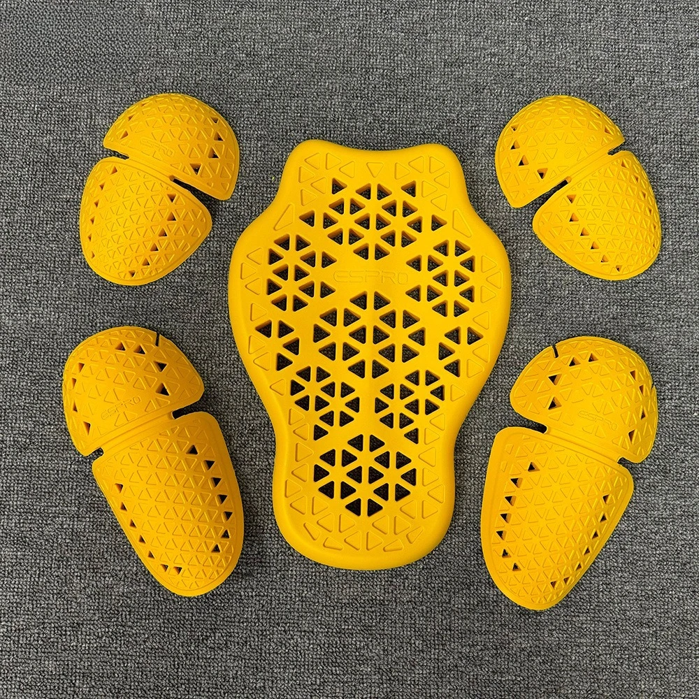

Motorcycle Riding Jacket Removable CE Level 2 Armor Back Shoulder Elbow Knee Protection Impact Resistant Slow Rebound Pads for
