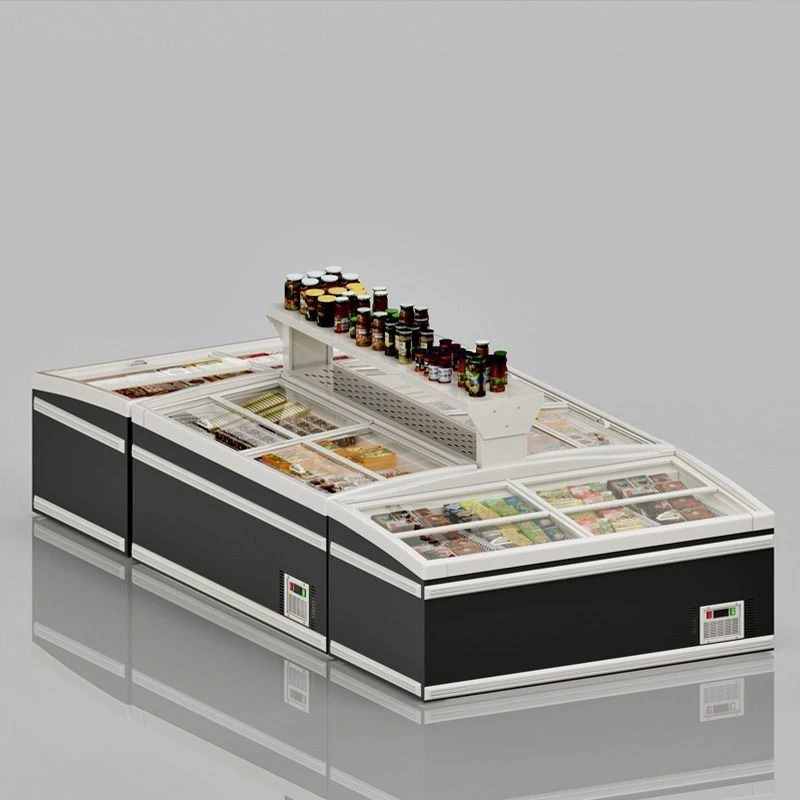 

Island cabinet, commercial, supermarket horizontal, freezer, ice cream freezer