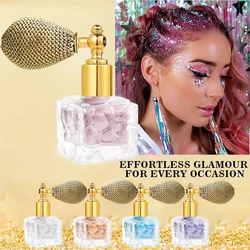 Diamond Shimmering Multi-Color Brightening Glitter Spray High Gloss Face Body Powder High Glitter Spray Powder Makeup Cosmetics