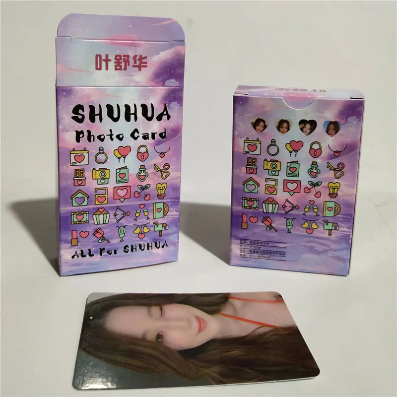 Druo Gidle Album Card, Kpop, Yuqi, Soyeon, MINNIE, SOOJIN, SHUHUA Gift Collection, Photo Card, Fine Laser Card, New Postcard, 50Pcs per Set