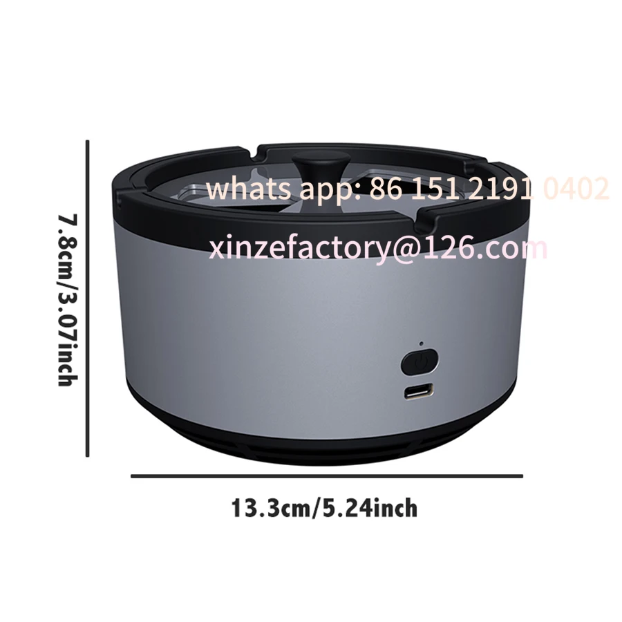 

Customizable Accessories For Multipurpose Ashtray Air Purifier Anion Purification Practical Ash Ashtrays Portable Gadgets House