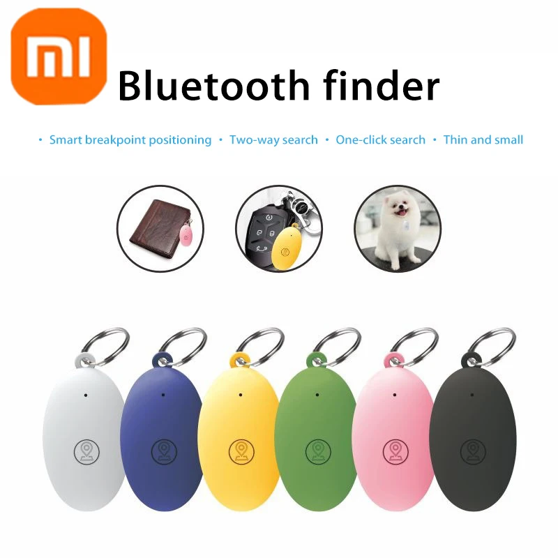 Xiaomi-Mini traqueur GPS Bluetooth, dispositif anti-perte, animal de compagnie, enfants, elmain, suivi de portefeuille pour iPhone, localisateur de recherche Samsung, nouveau, 2024