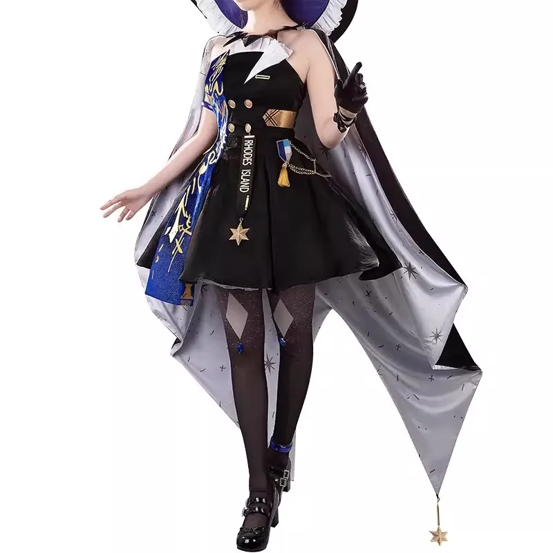 COS-KiKi Arknights Amiya 2024 AMBIENCE SYNESTHESIA Game Suit Elegant Dress Cosplay Costume Halloween Party Role Play Outfit