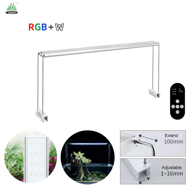 WEEK AQUA-luz Led serie V, soporte de espectro completo, iluminación para plantas de agua, accesorios para acuario, lámpara decorativa para pecera