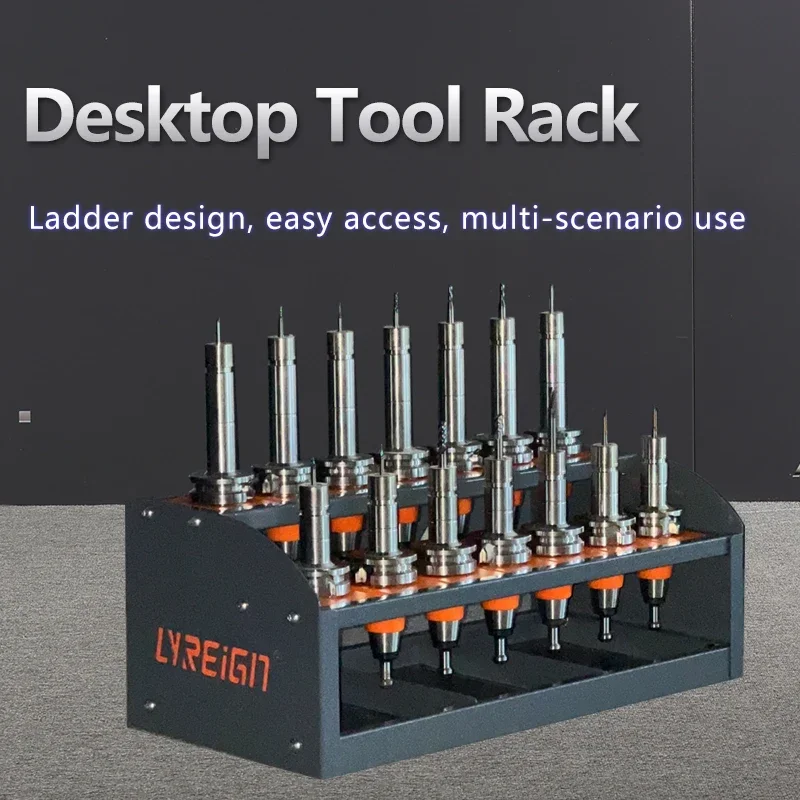 YAO Heavy-duty Wall-mounted Tool Storage Rack 40 Taper Tool Holder BT30 BT40 HSK63 ISO Machine Tools Accessories