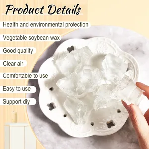 Gallertarösem Kerzenhaus für hohe Dichtegel, transparent, hergestellt von DIY -Kerzen, 1 Pfund, 500 g 8 Hauptverkauf Gelatine für die Beleuchtung - №1