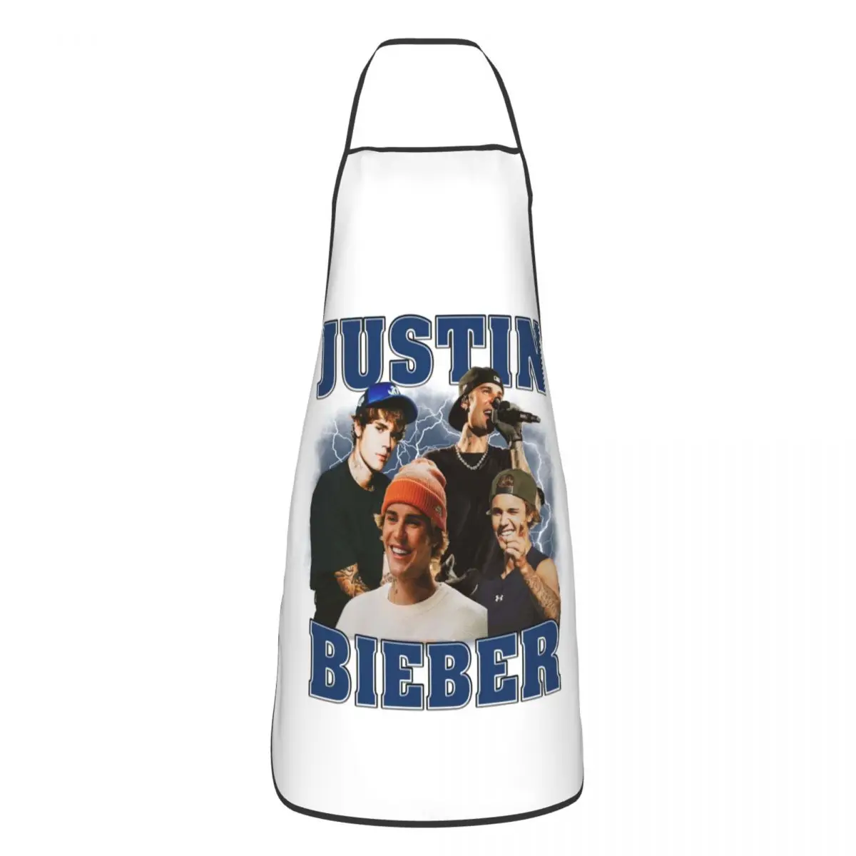 مخصص للجنسين مغني الراب جاستن بيبر المطبخ الشيف الطبخ الخبز المئزر النساء الرجال Tablier المطبخ للبستنة #1