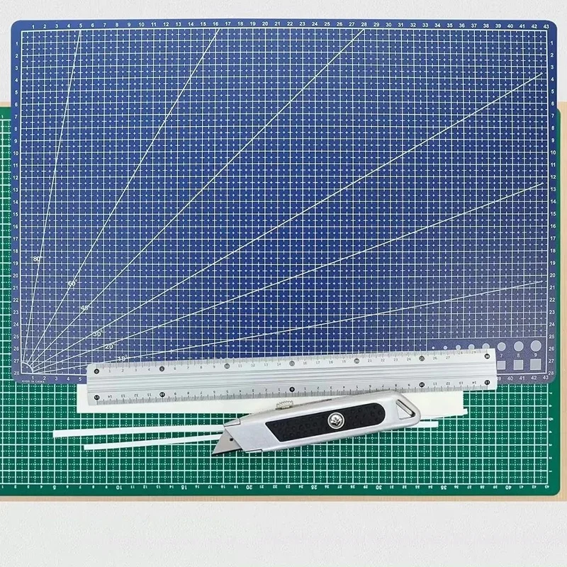A3/A4/A5 Cutting Pad PVC Table Pad Leather Carving Process Non-slip Single-sided Cutting Mat Student DIY Self-Healing Pad Tool