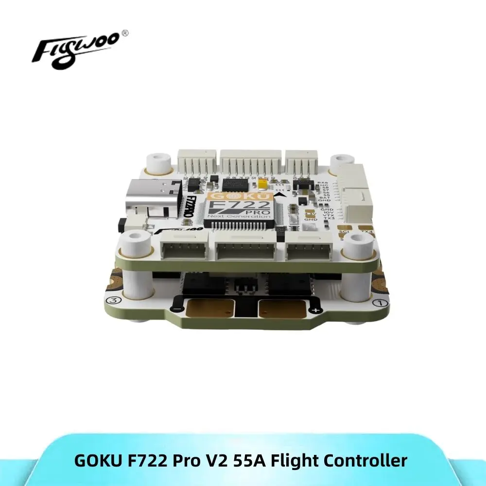 Flywoo GOKU F722 Pro V2 55A 32Bit 128K 30X30 pile Plug & Play O4/O4 Pro pour drone fpv pièces de bricolage