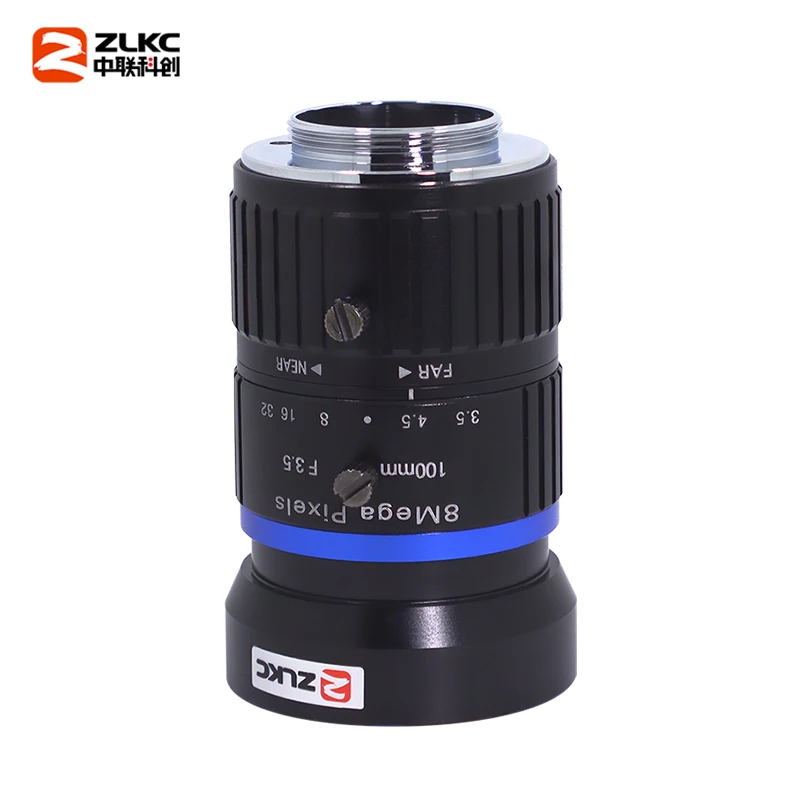 ZLKC C Mount 100mm Fixed Focal Lenth 8MP FA 1\