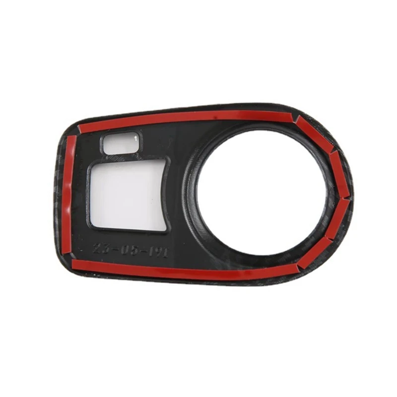 Car Headlight Switch Cover Trim Sticker Decoration Interior Accessories For MG 4 MG4 EV Mulan 2023 ABS Carbon Fiber