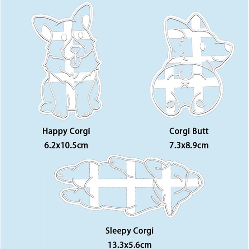 Cookie Cutter Mold Cute Corgi Dog Biscuit Baking Tool Christmas Baking Accessories Cookie Mold Cookie Cutter Set Cookie Stamp