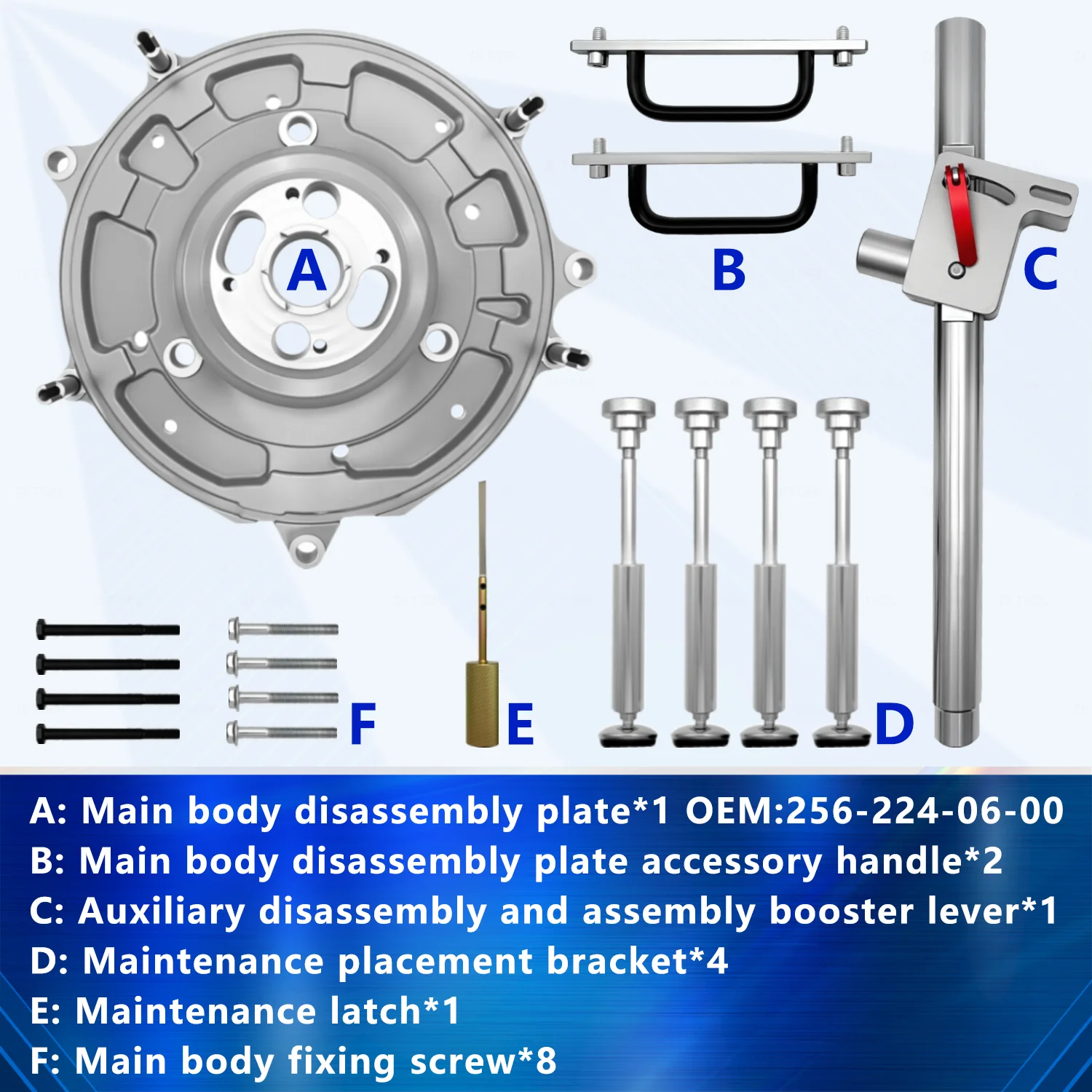 Suitable for Mercedes-Benz M254 M256 engine integrated starter generator rotor bracket disassembly and assembly tool