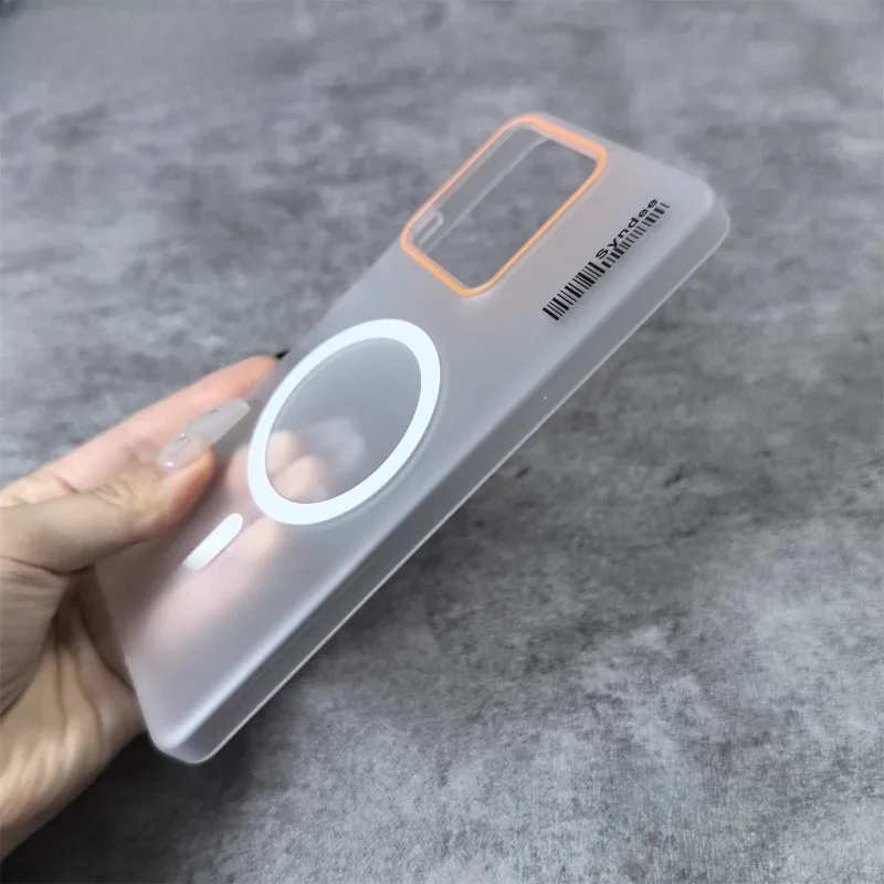 Matte Hartschalen-Schutzhülle aus PC für Realme 16 Pro Plus, Abdeckung für magnetisches kabelloses Laden mit MagSafe, stoßfester Bumper für Realme 16 Pro+ – Detail 2