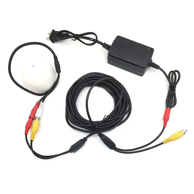 AA60 Audio Monitoring MIC Sound Pickup Microphone for CCTV Surveillance Security IP Camera 2Pcs