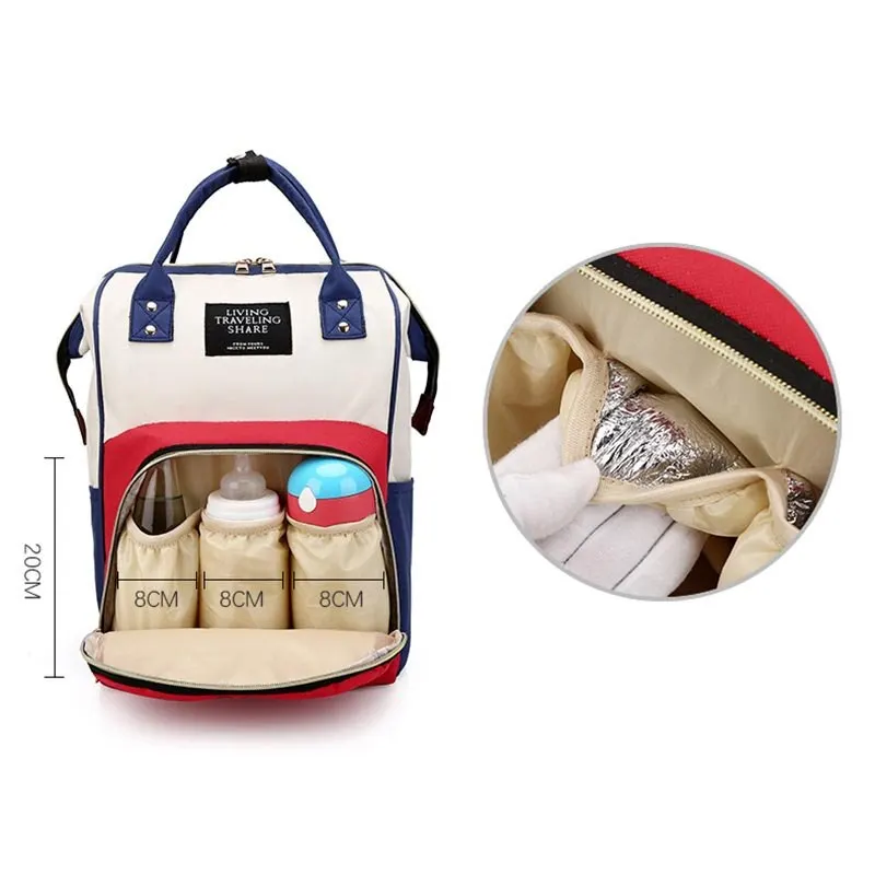 Large-Capacity Waterproof Diaper Backpack 6
