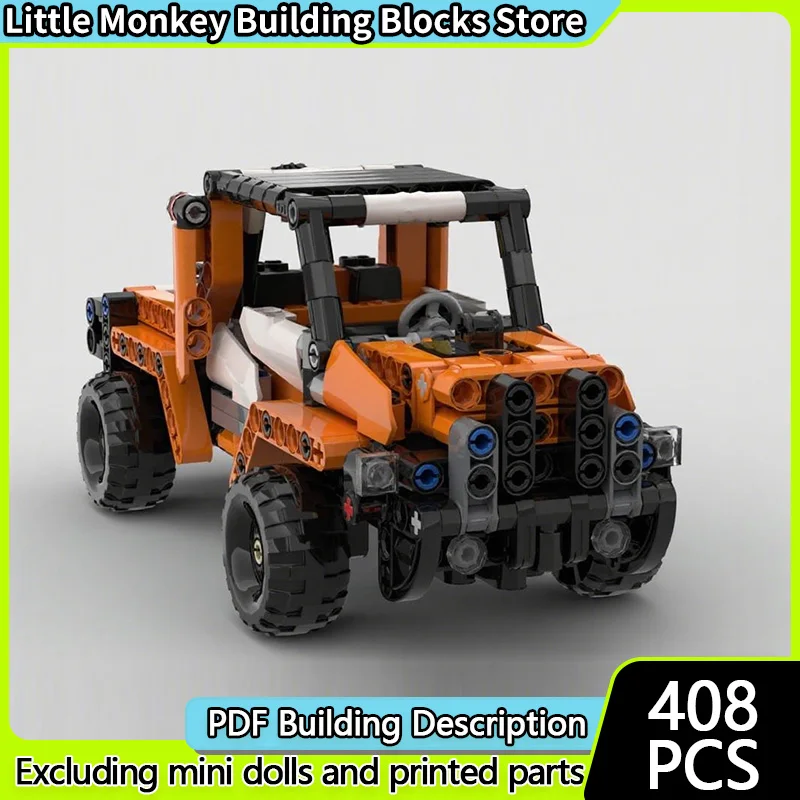 

Speed Racing Car Model MOC Building Bricks Offroad Pickup Truck Modular Technology Children Holiday Gifts Assemble Toys Suit