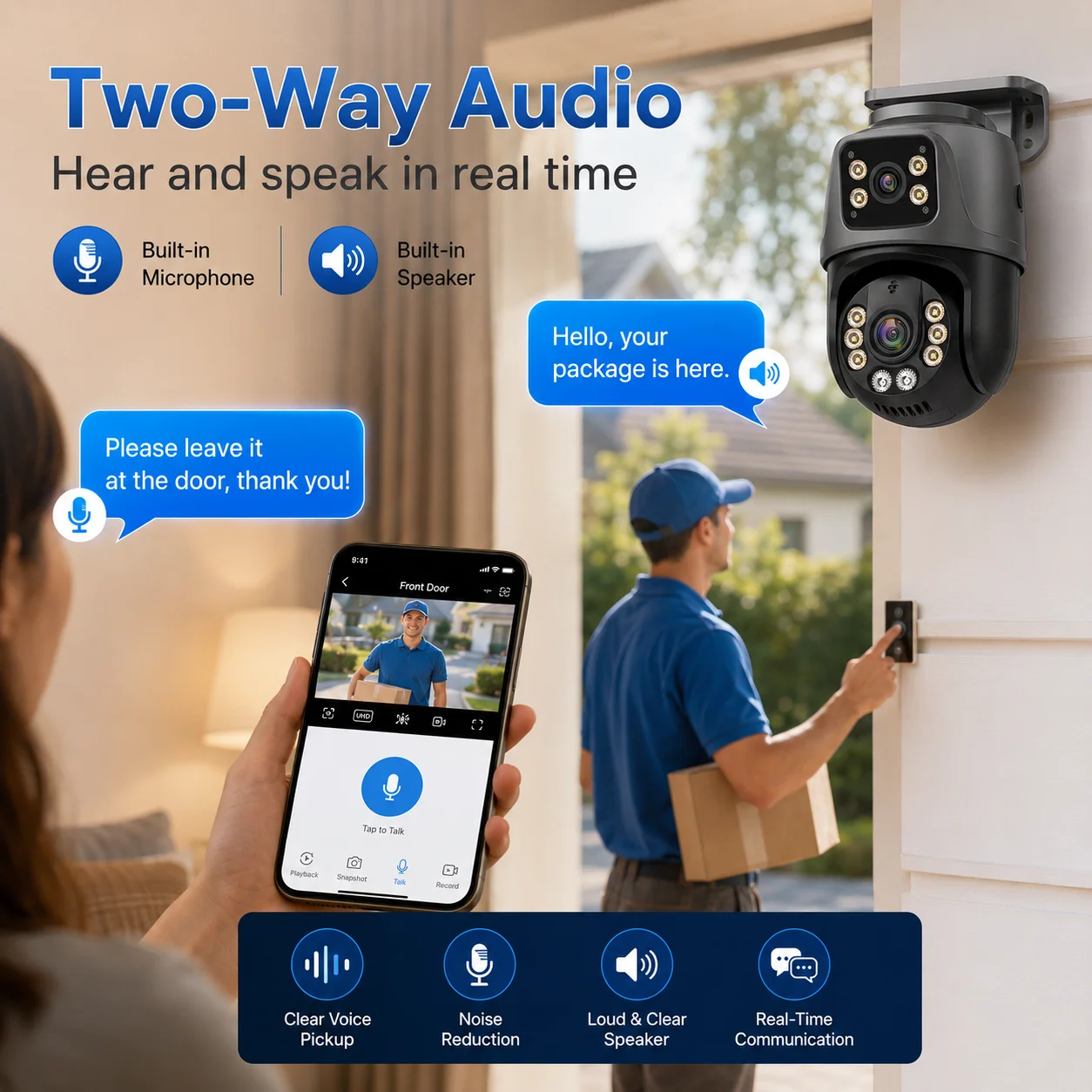 8MP 4K Dual-Lens POE IP-Kamera – Smart Home Camera Bewertung und Preis