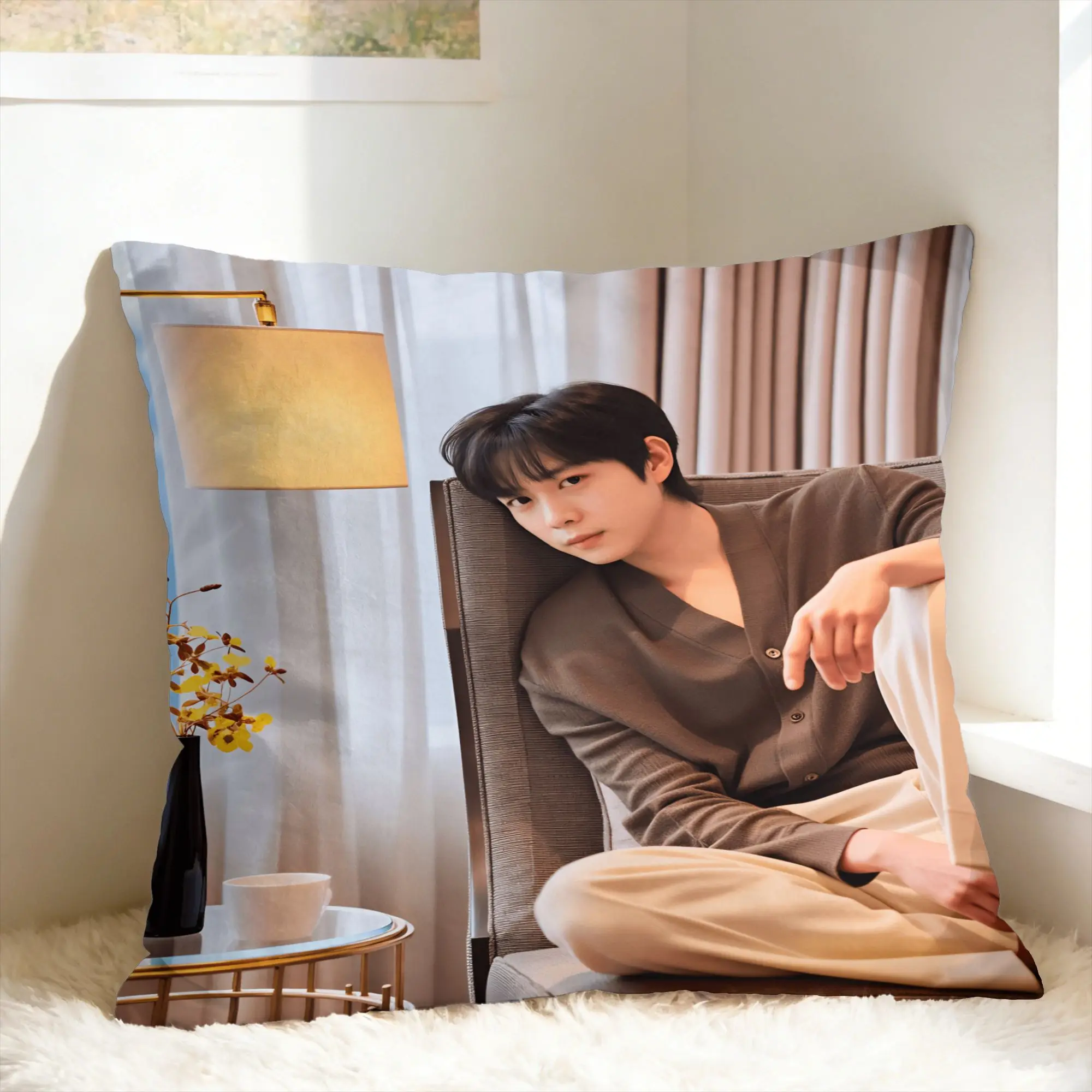 Pillow Case Y-Young-dae Kim Print  Pillow Cover For Couch Sofa Bedroom Kawaii Pillowcases