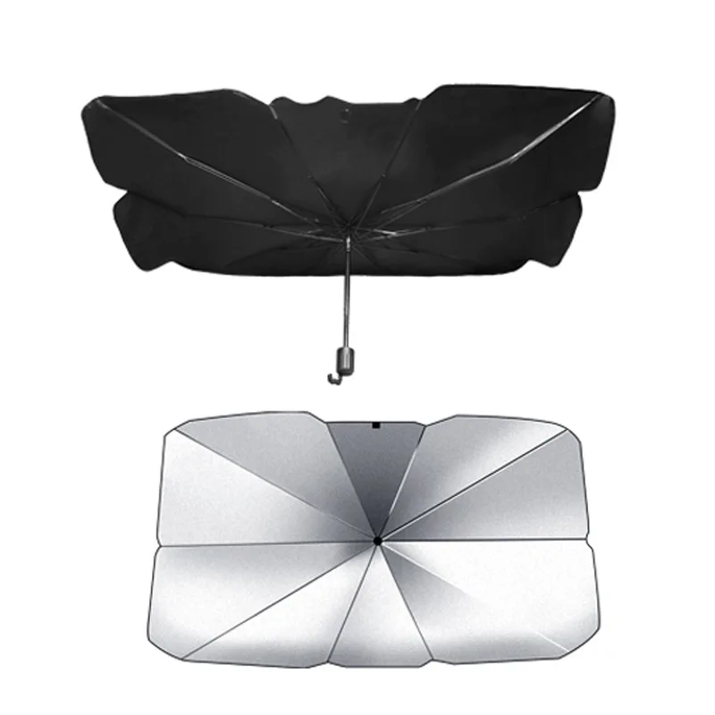 Parasol plegable para coche, cubierta de parabrisas UV, aislamiento térmico, accesorios de protección automática