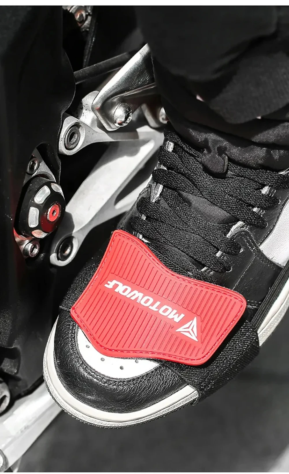 Verstellbarer Motorrad-Schalthebel-Schutz, Rutschfester Getriebeschuhschutz, Moto-Stiefel-Schalterschutz Zubehör – Detail 9