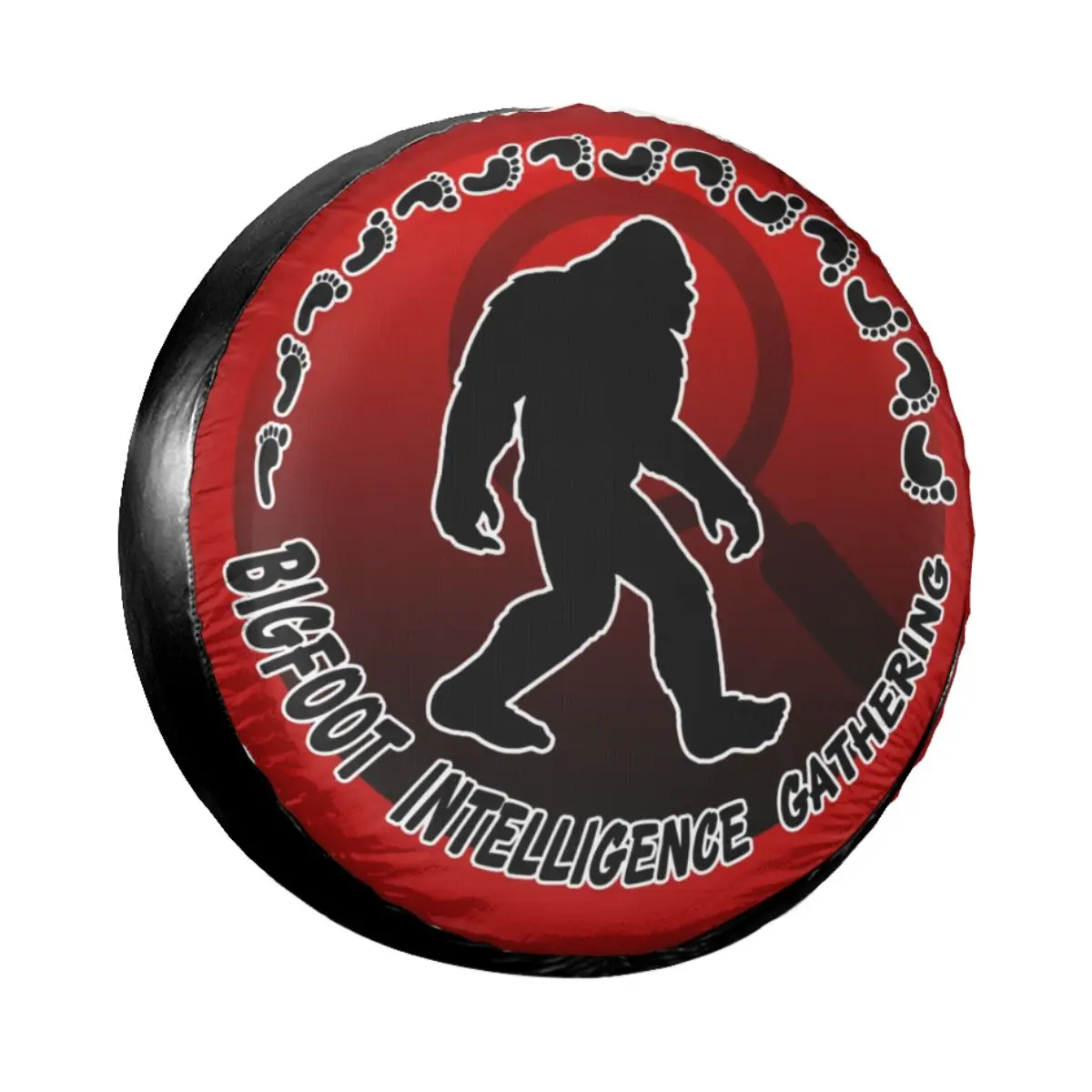 Bigfoot Intelligence Gathering Spare Tire Cover for Jeep Mitsubishi Pajero Custom Sasquatch Car Wheel Covers 14