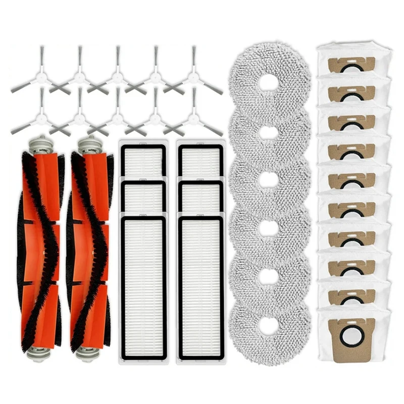 

For Xiaomi C102CN Robot Vacuum Cleaner Main Side Brush Hepa Filter Mop Pad Dust Bag Spare Parts Accessories