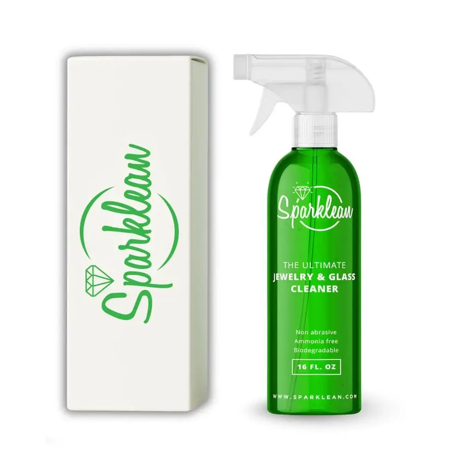 Cleaner Solution Premium Jewelry Cleaner for All Jewelry Spray Natural Free of Toxins and AmmoniaSilver, Gold and Diamond Cleane