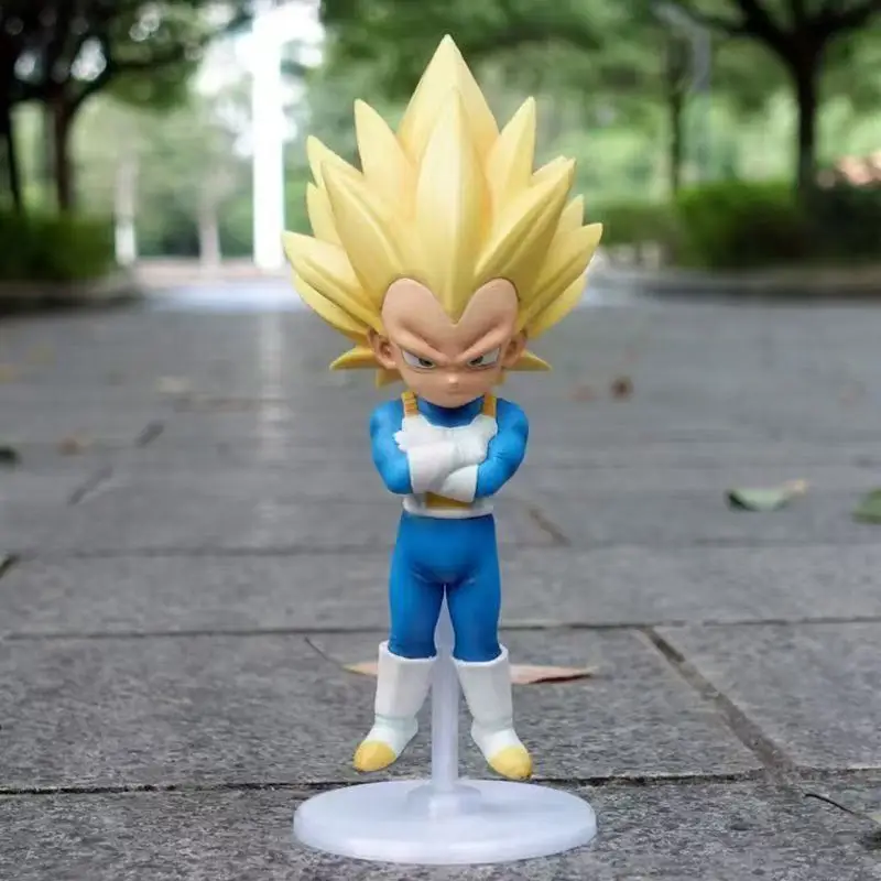 Q Versione Dragon Ball Ssj3 Vegeta Figura 21 cm/ 8.27 pollici Super Saiyan 3 Goku Action Figures Collezione Modello Giocattoli Regali