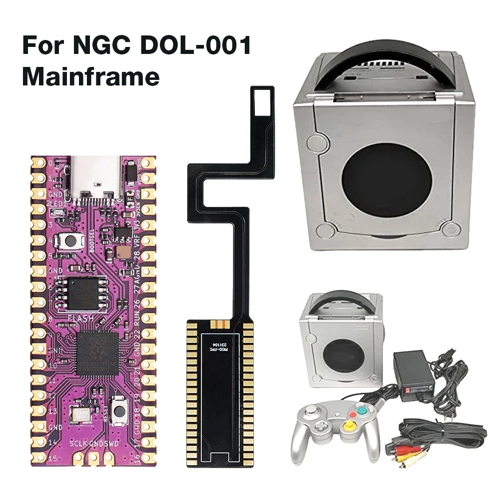For Raspberry Pi Pico Picoboot FPC Flex Cable with SD2SP2 Adapter GC2SD Card Reader Replace Flex Ribbon Cable for Gamecube NGC