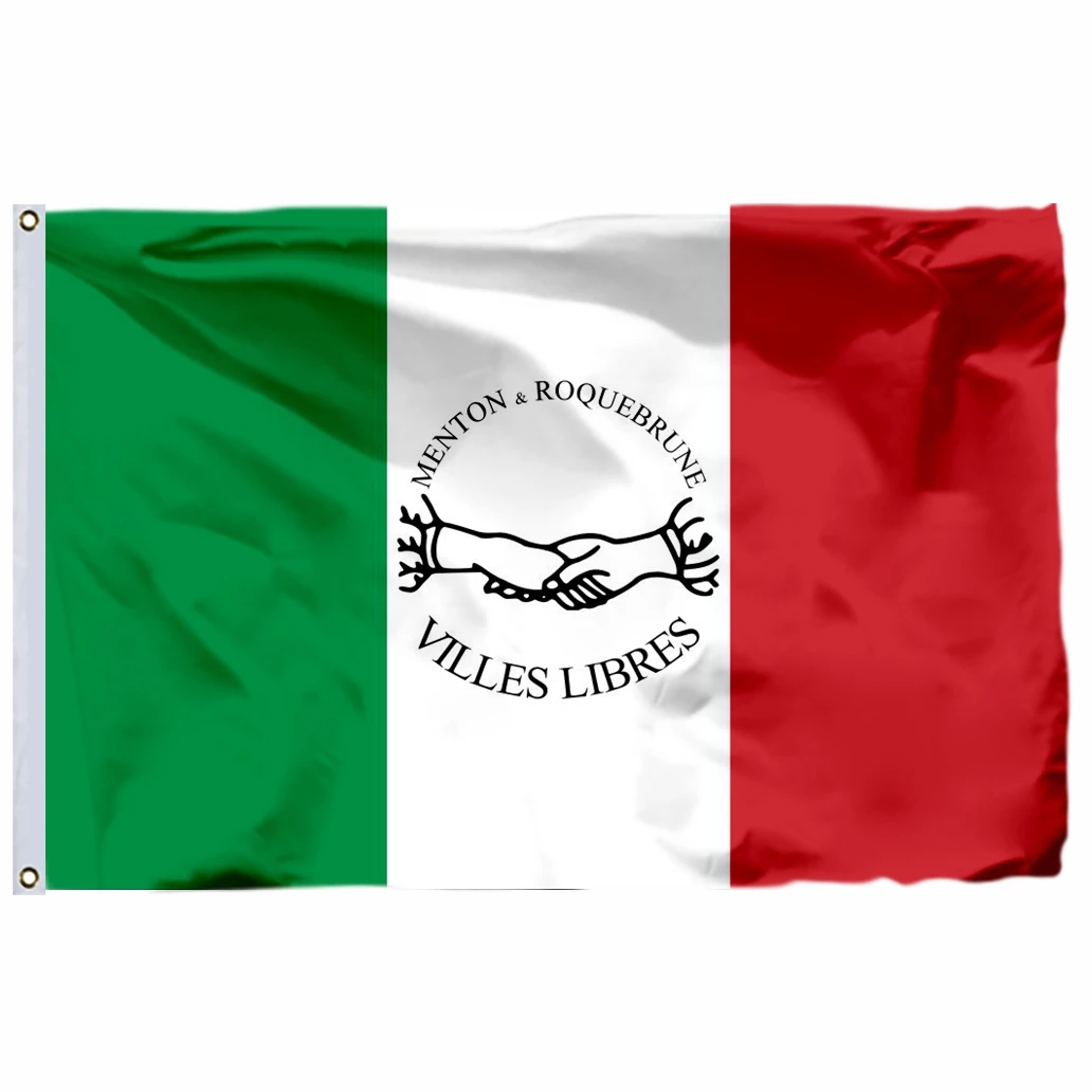 علم إيطاليا أعلام ثلاثية الألوان بألوان زاهية علم وطني إيطالي لافتة مخيطة مزدوجة مع حلقات نحاسية ديكور منزلي داخلي وخارجي