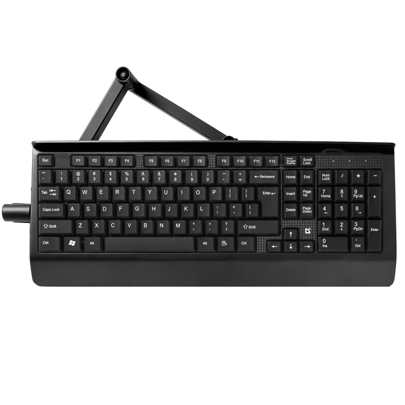 I33T Keyboard Tray Keyboard Holder for Gaming Chair, Adjustable Angle and Position Chair Keyboard Tray  Black