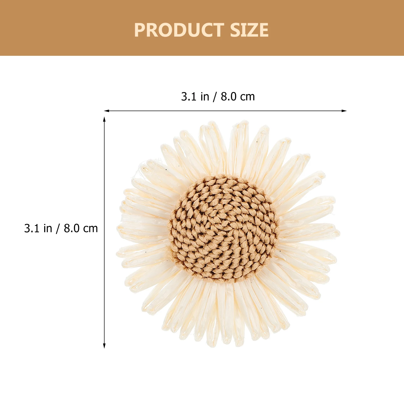 

4Pcs Sunflower Plastic Napkin Rings Decorative Napkin Decor Dinner Table Setting Wedding Party Dinner Table Decor