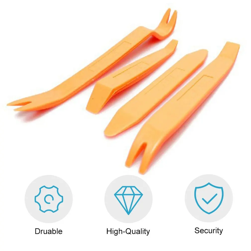 Plastic Auto Dismantle Tools Kit Car Radio Door Clip Panel Trim Dash Audio Removal Installer Pry Kit Refit Set