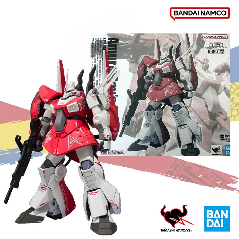 Bandai original gundam robô espírito ka assinatura dijeh anime figura móvel modelo acabado kit brinquedo presente para crianças