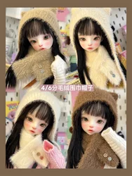 New Arrival BJD Doll Clothes for 1/4 1/6 MSD MDD YOSD Doll Hat Scarf Doll Clothing Accessories (Excluding Dolls)