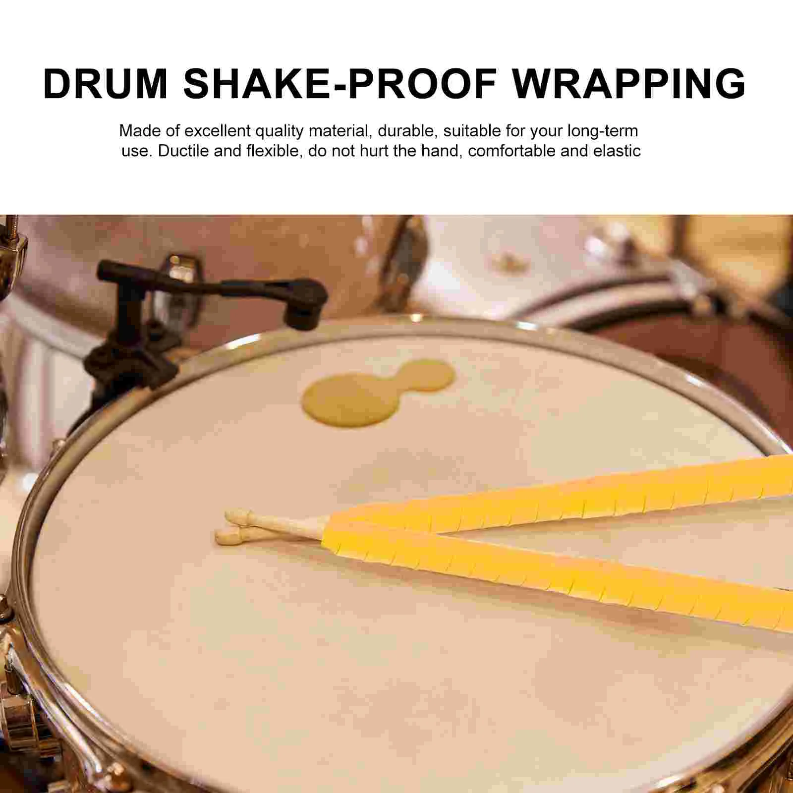 2 Pcs Anti-slip Belt for Drum Sticks Drumstick Sweat-absorbent Tape Cloth Supplies Adhesive