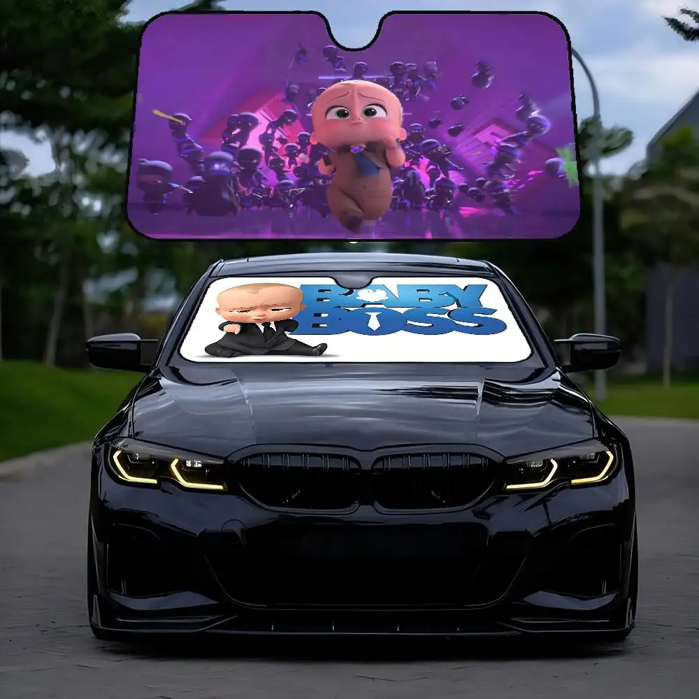 

CUTE B-Baby Boss Автомобильный солнцезащитный козырек Автомобильный солнцезащитный козырек для окна Внутренняя передняя перегородка с двойным кольцом Солнцезащитный козырек