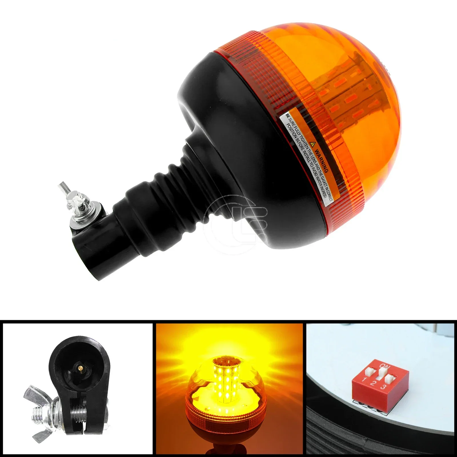 40LED Flash Warning Flash Working Voltage 12-24V