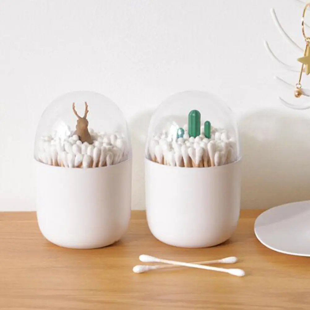 Cactus Shaped Toothpick Holder Dispenser for Home Kitchen Coffee Shop Decor Adorable Hygienic Plastic Toothpick Container