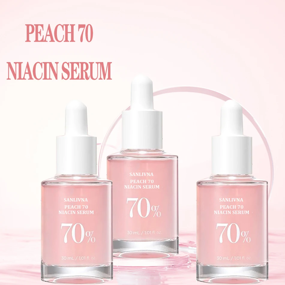 

Peach 70 Niacinamide Essence Three-piece Set Brightening and Moisturizing Facial Essence Facial Skin Care Products