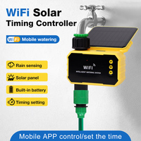 WIFI Solar Irrigation Timer Smart Life APP Automatic Irrigation System for Garden Outdoor Tap Valve Controller with Rain Sensor