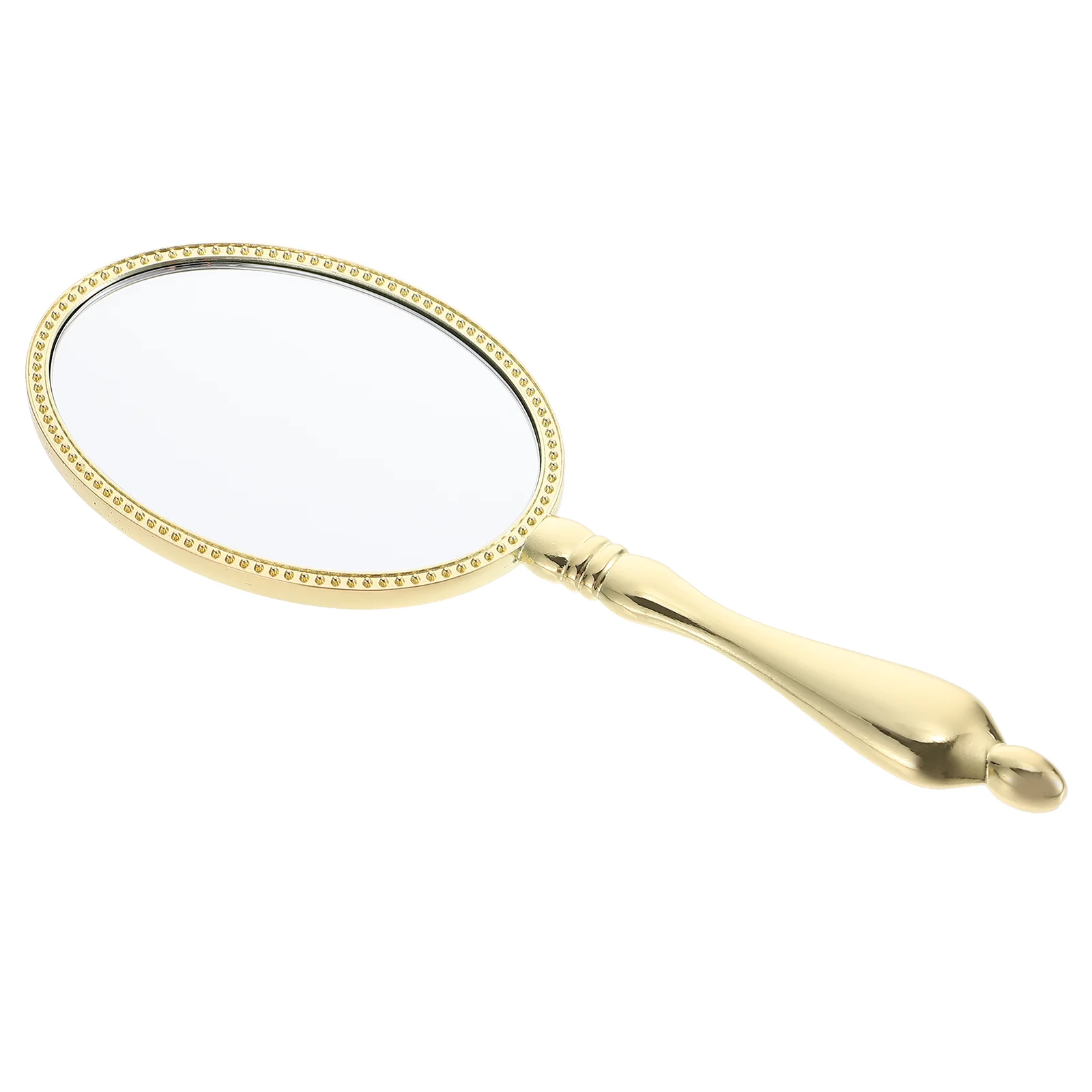 Handheld Vanity Mirror Makeup Travel Chic Practical Portable Lighted Magnifying